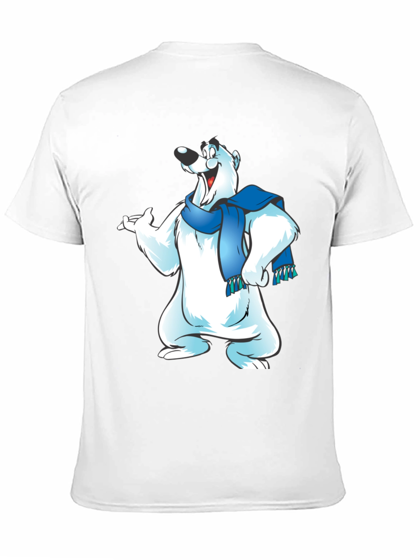 Cool Bear Graphic Tee - Black Cotton Blend