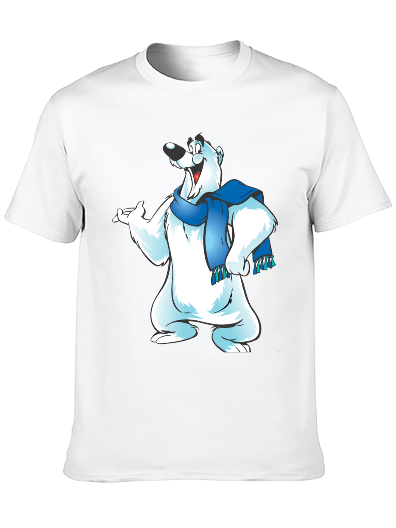Cool Bear Graphic Tee - Black Cotton Blend