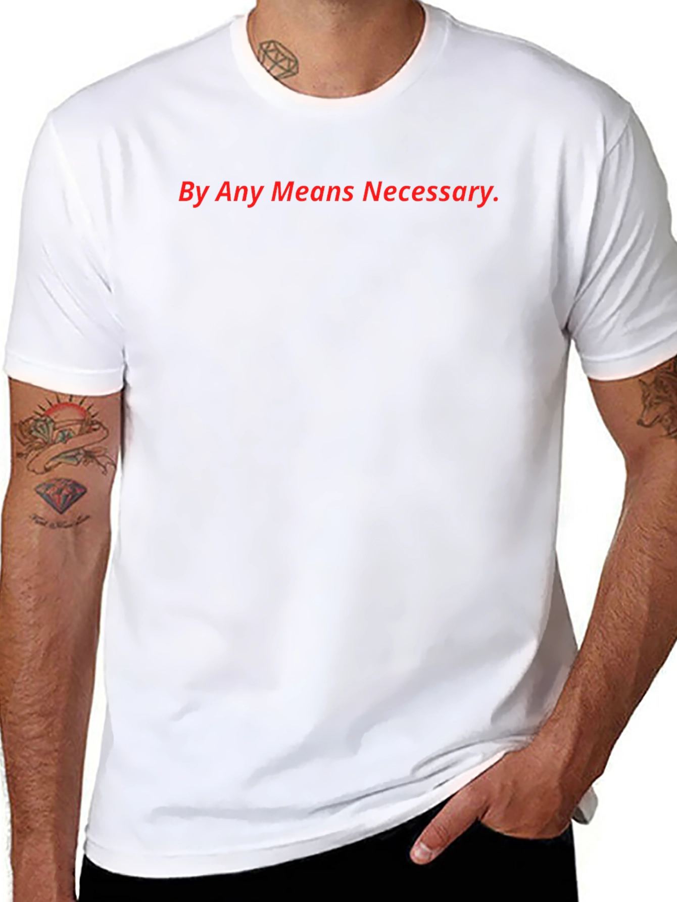 By Any Means Necessary Black T-Shirt