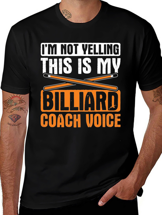 Billiard Coach Voice T-Shirt