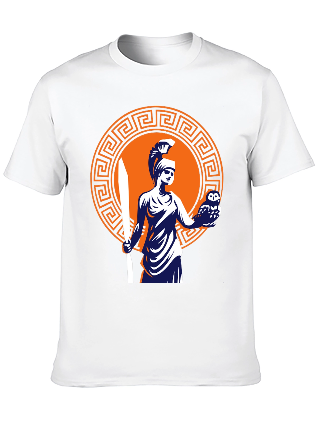 Athena Graphic T-Shirt - Black Cotton Tee
