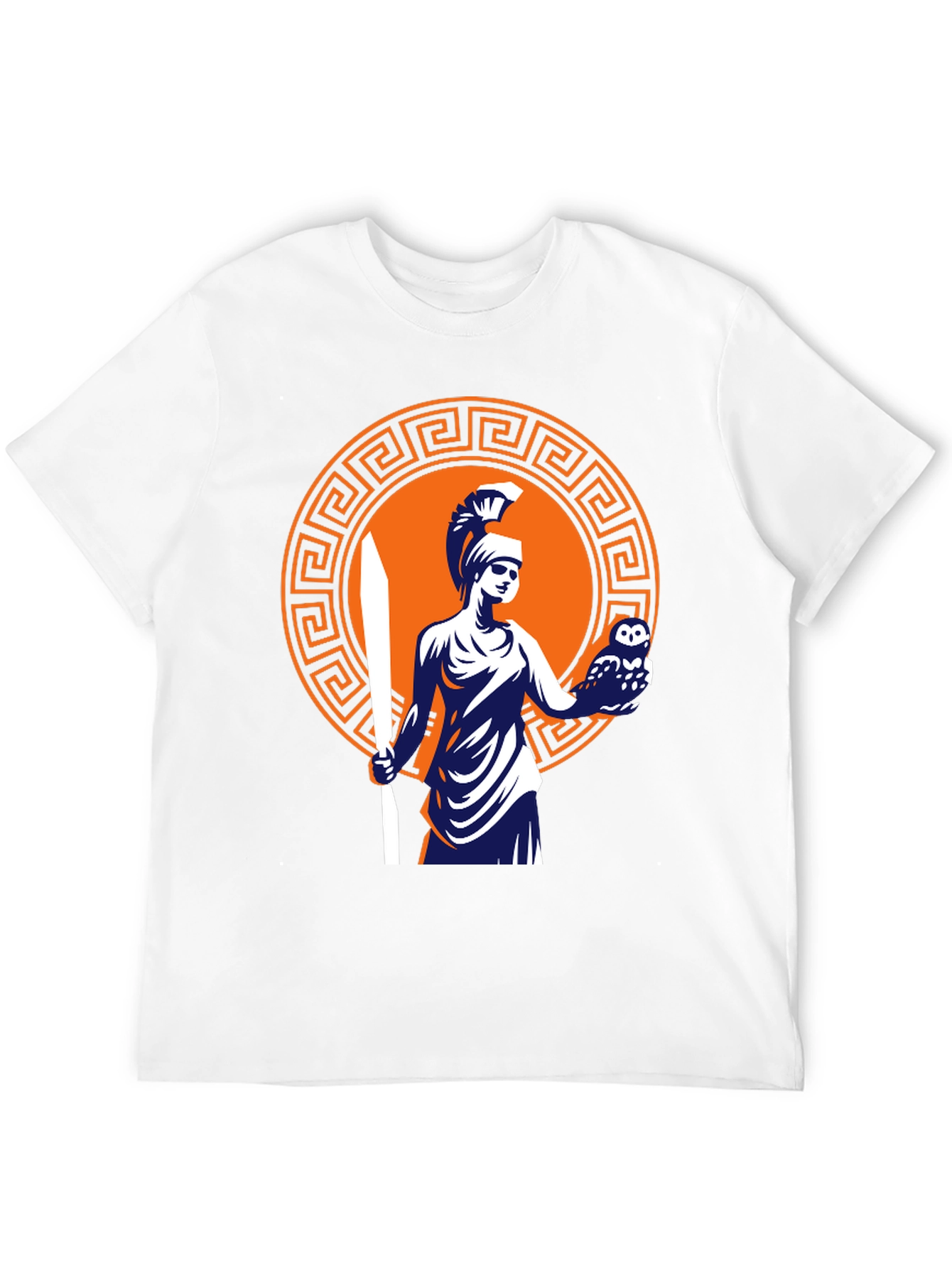 Athena Graphic T-Shirt - Black Cotton Tee