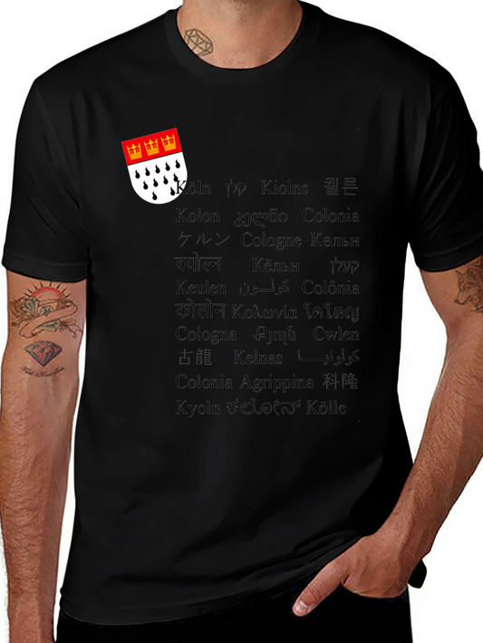 Cologne Germany T-Shirt - City Names & Coat of Arms