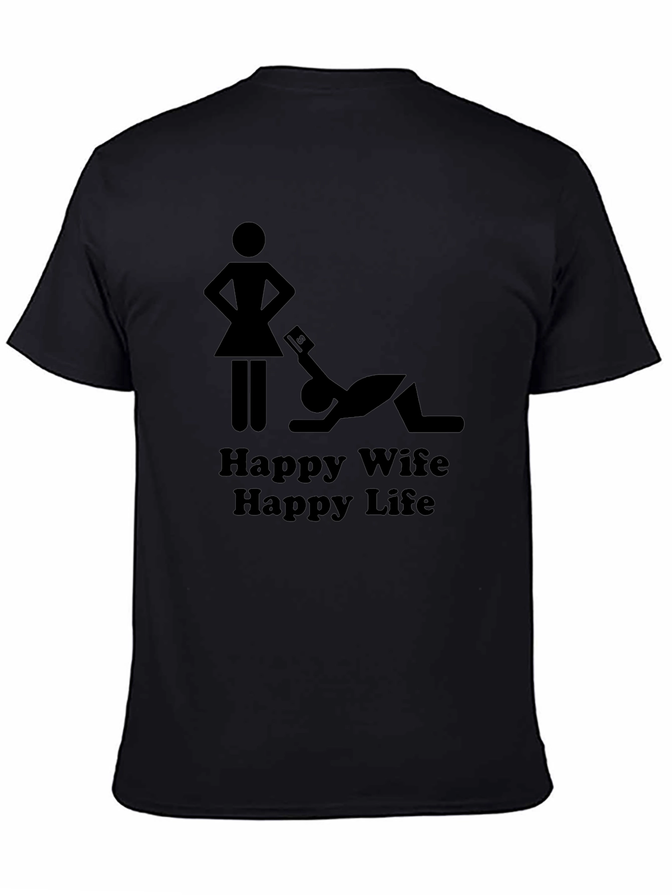 Happy Wife Happy Life Graphic T-Shirt