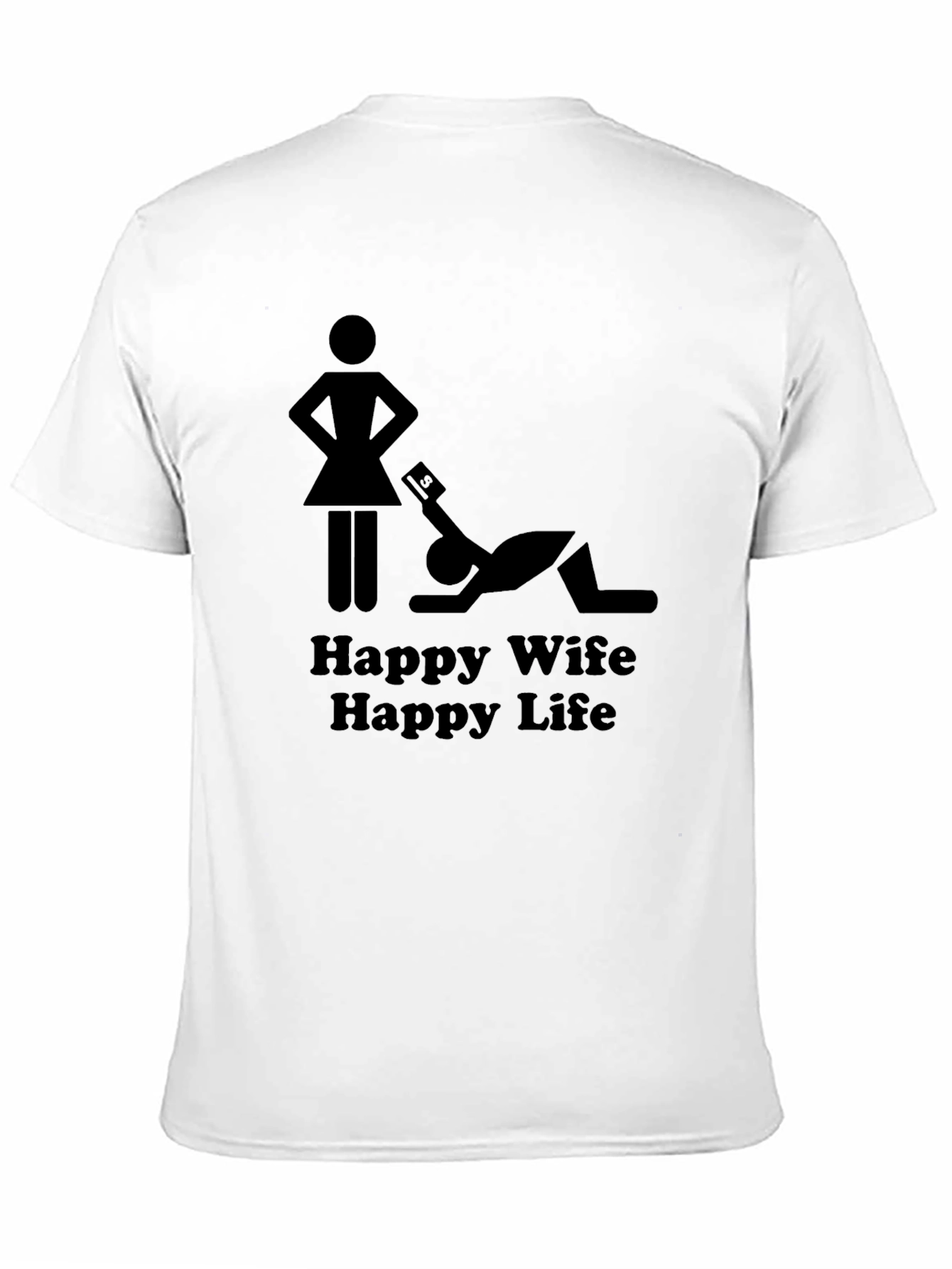 Happy Wife Happy Life Graphic T-Shirt