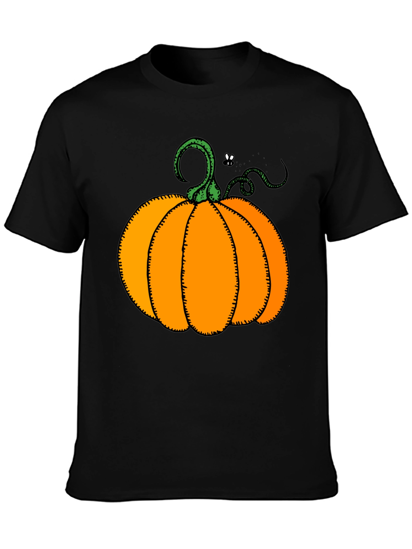 Pumpkin Graphic T-Shirt - Halloween Style
