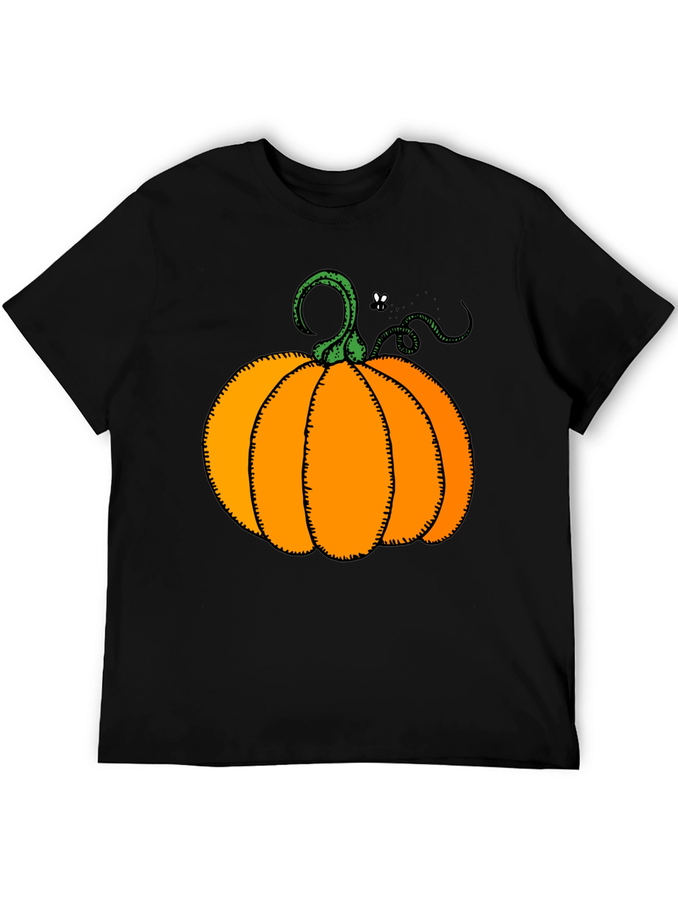 Pumpkin Graphic T-Shirt - Halloween Style