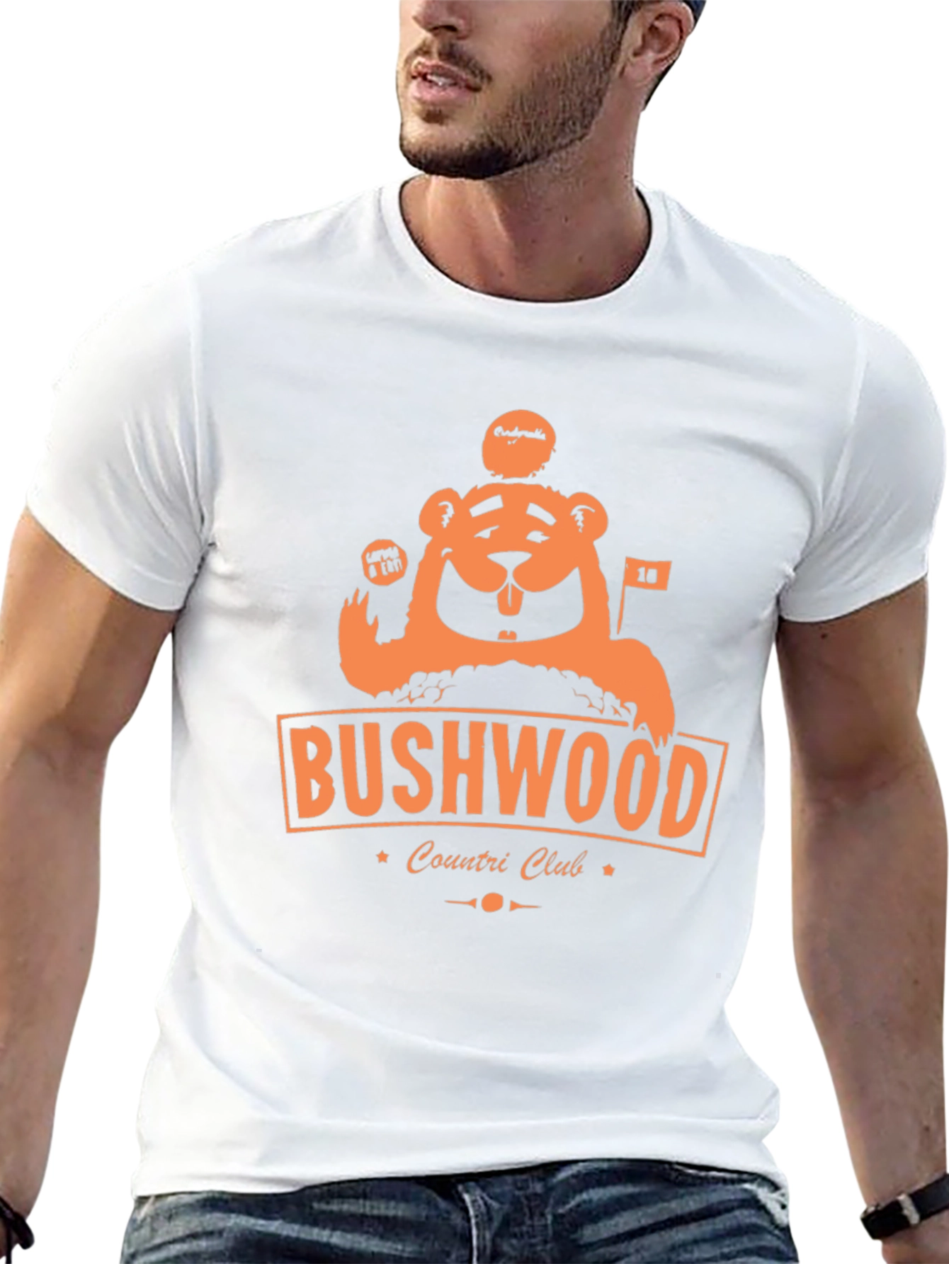 Bushwood Country Club Black T-Shirt Caddyshack Inspired