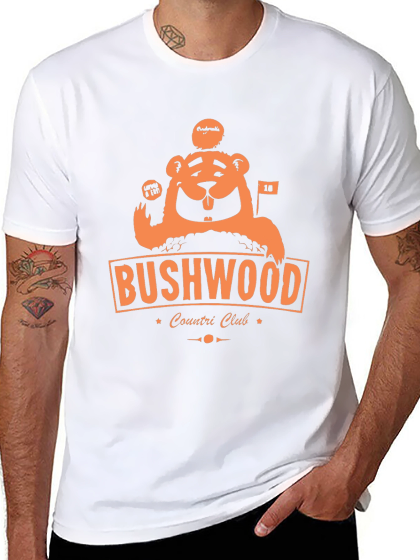 Bushwood Country Club Black T-Shirt Caddyshack Inspired