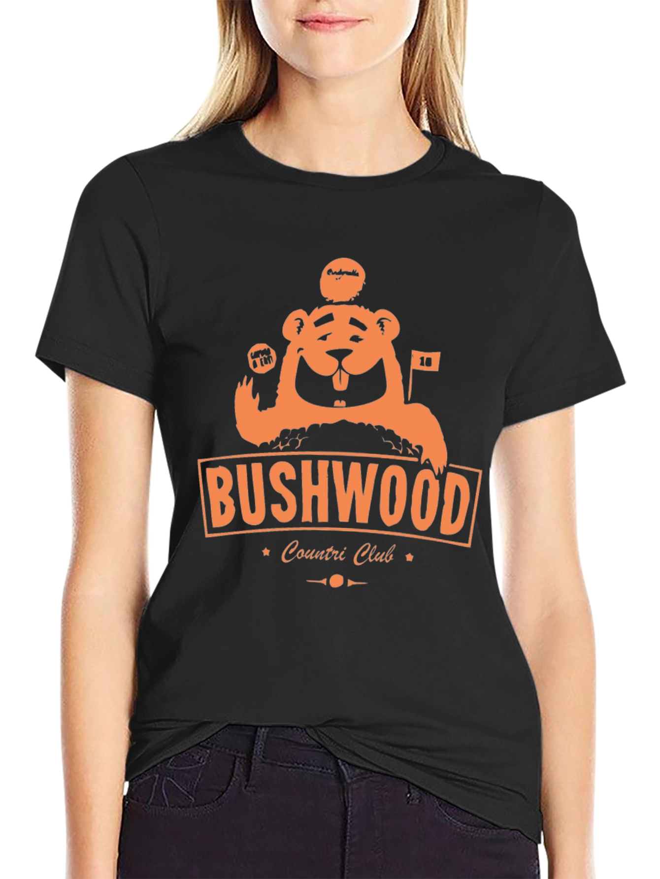 Bushwood Country Club Black T-Shirt Caddyshack Inspired