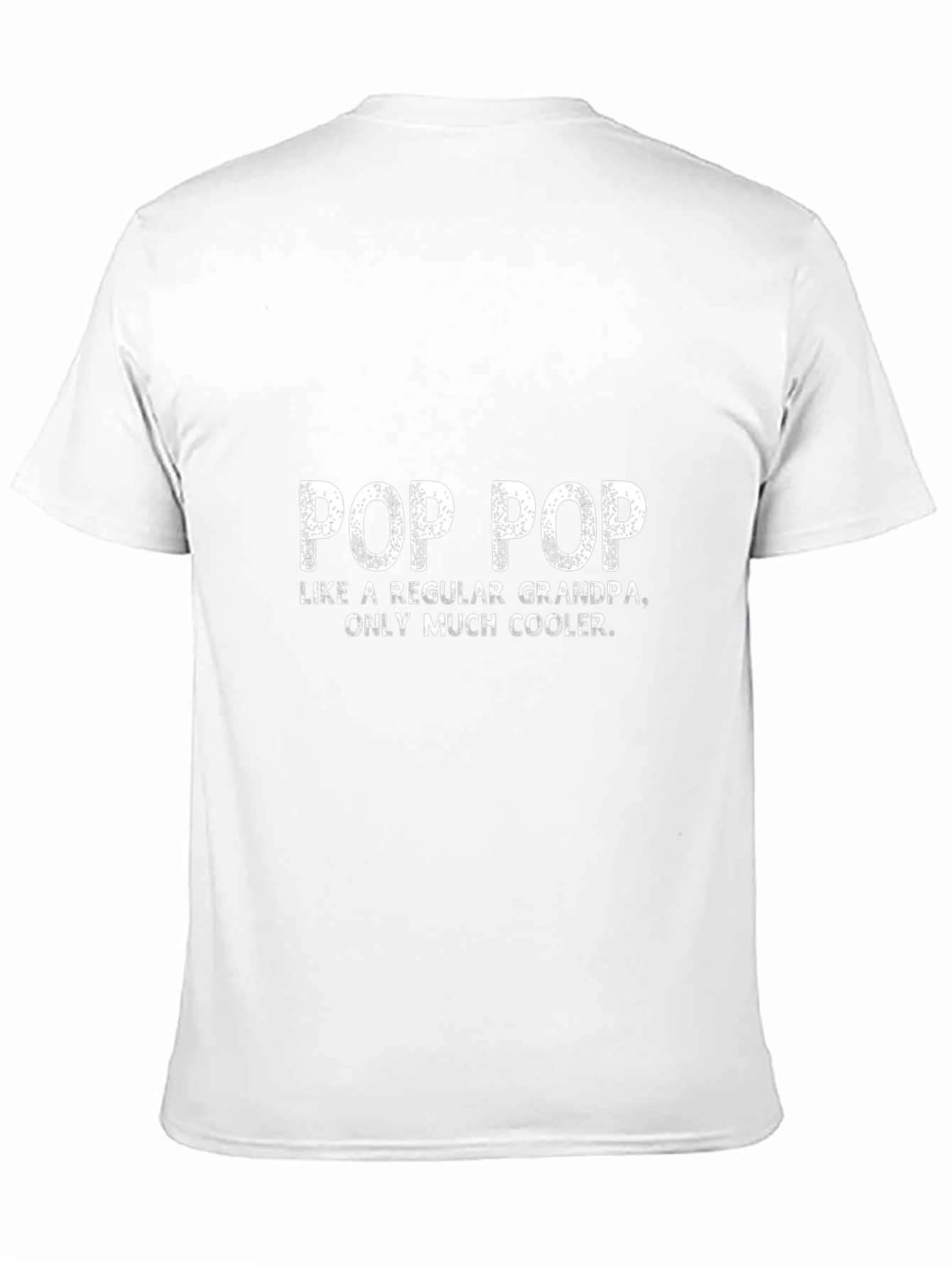 Pop Pop Cooler Grandpa Black Graphic T-Shirt