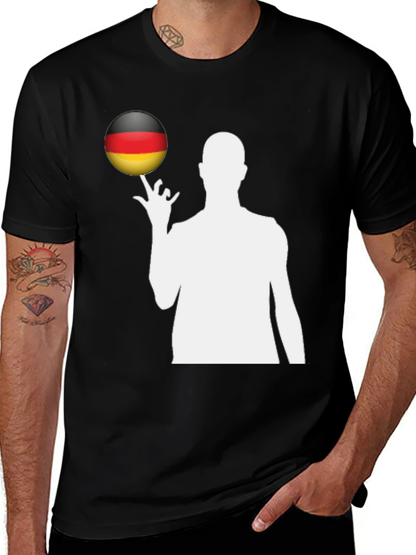 Germany Flag Basketball T-Shirt