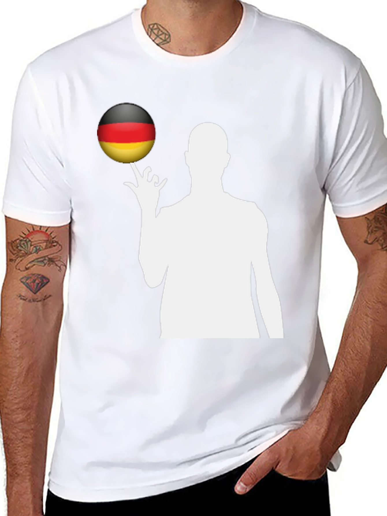 Germany Flag Basketball T-Shirt