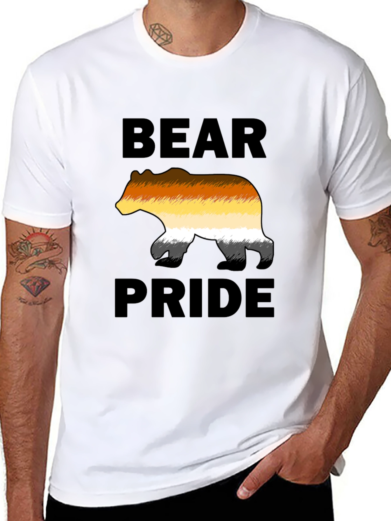Bear Pride T-Shirt - LGBTQ+ Apparel