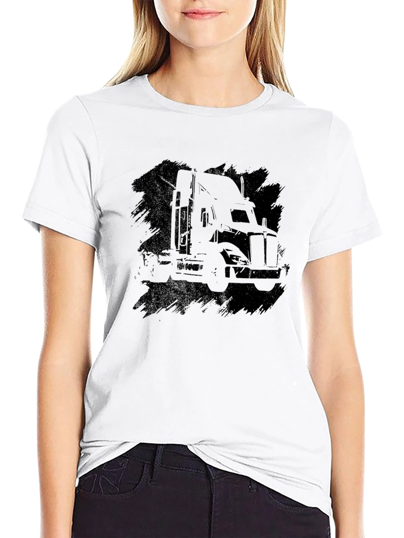 Truck Graphic T-Shirt - Black Tee