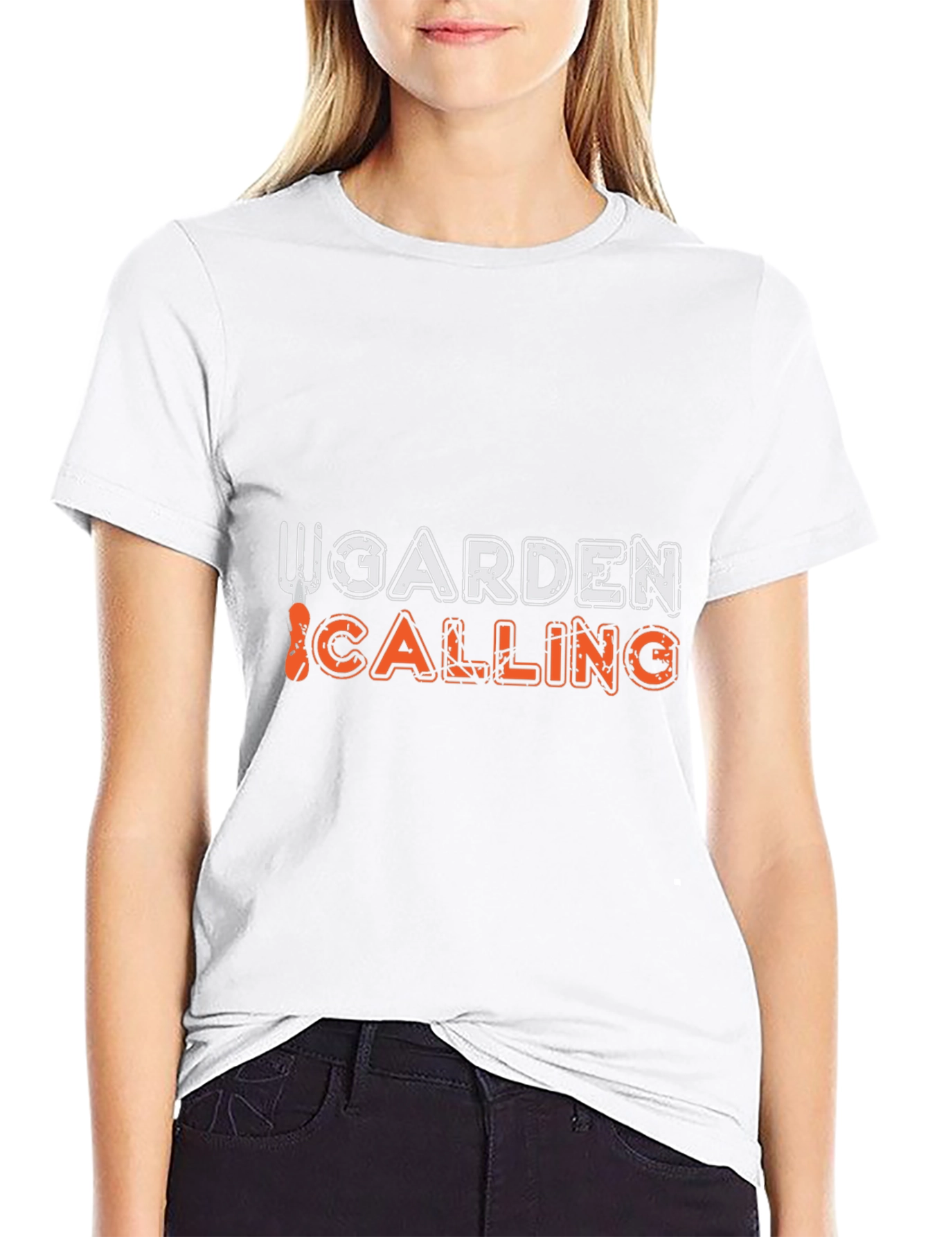 Garden Calling Graphic T-Shirt - Black Tee