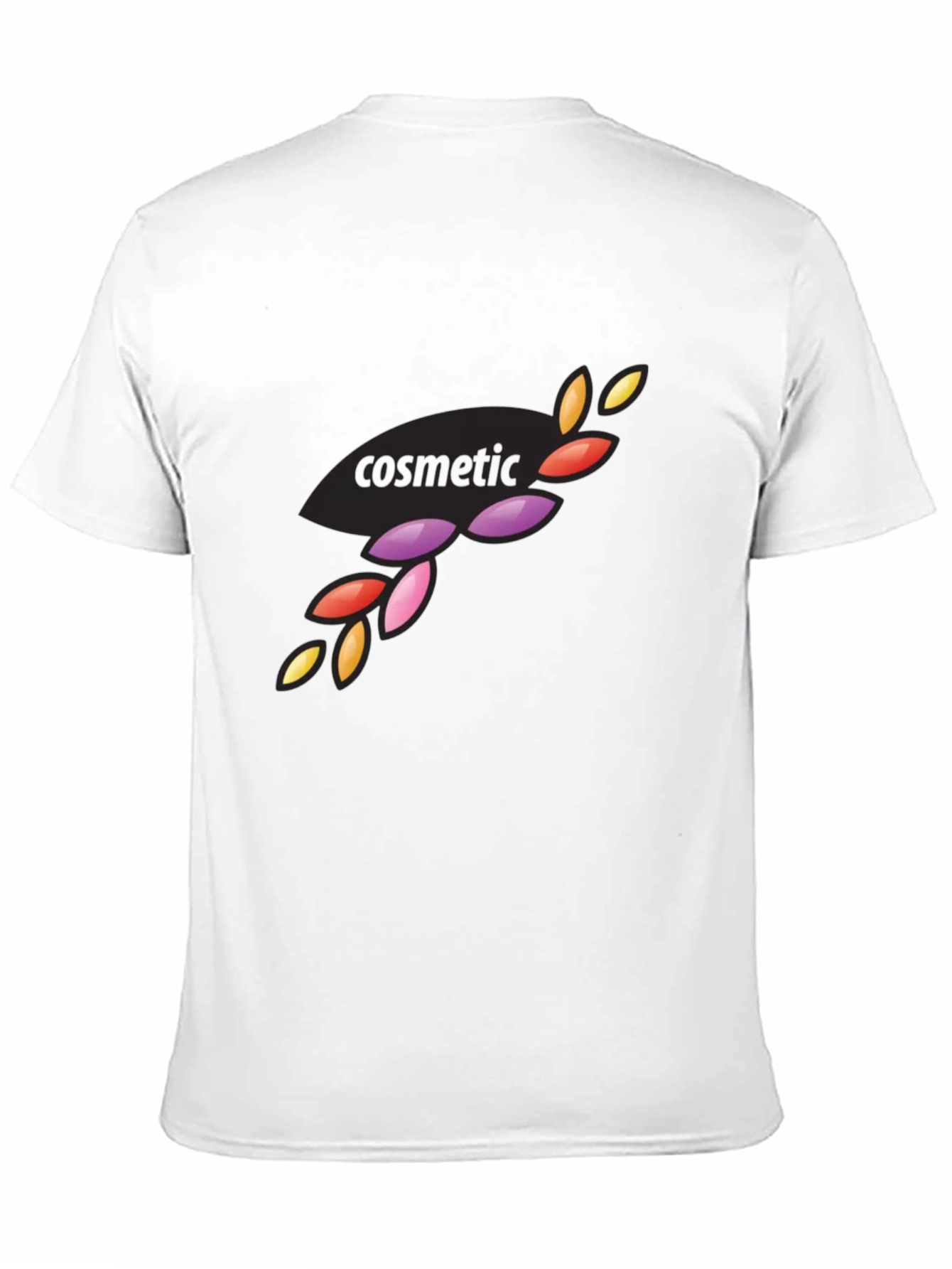 Stylish Black Cosmetic Design T-Shirt