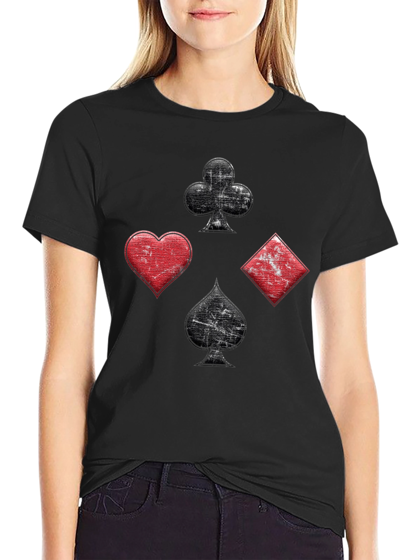 Suits T-Shirt - Poker Cards Ace Design