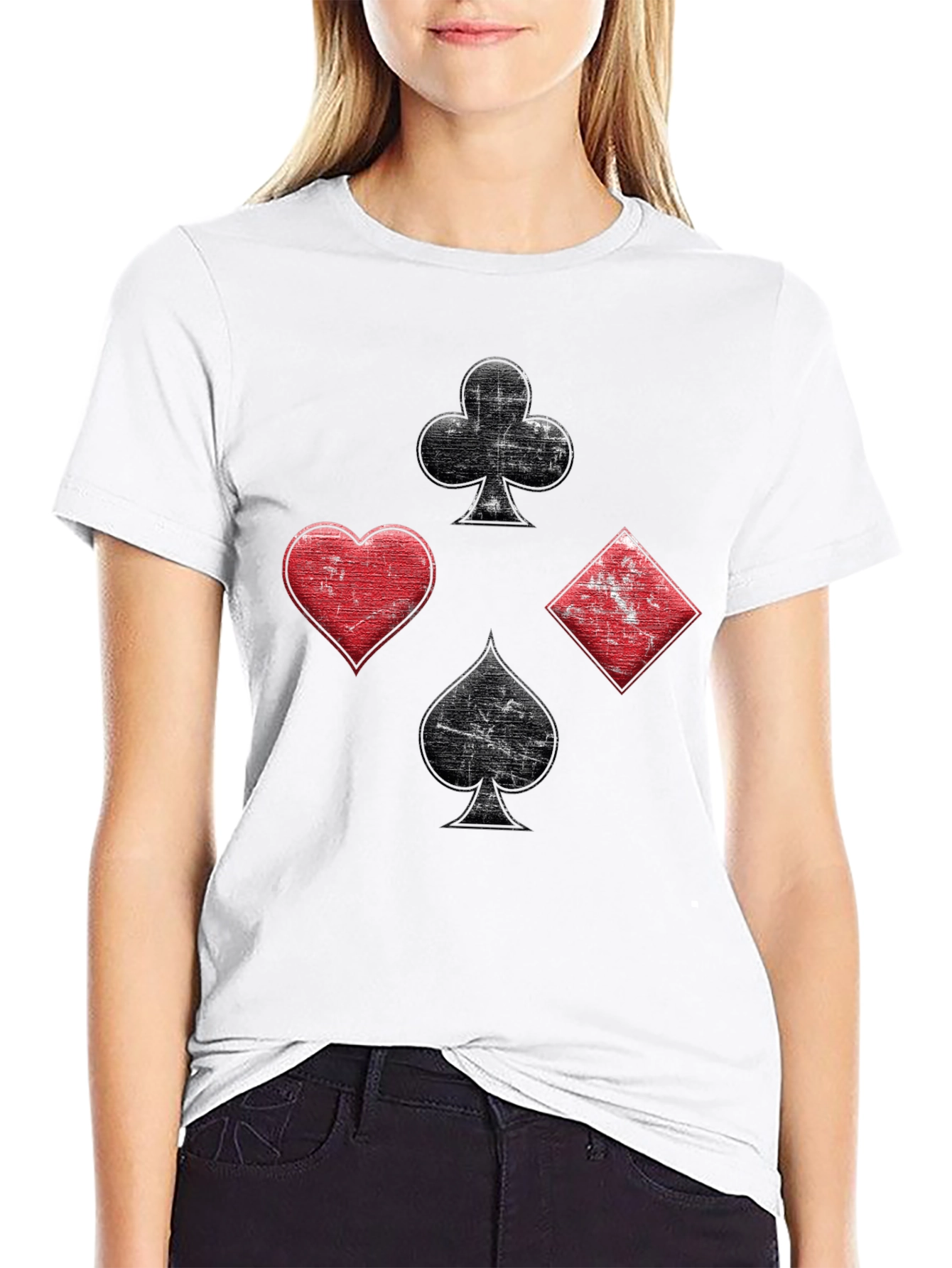 Suits T-Shirt - Poker Cards Ace Design