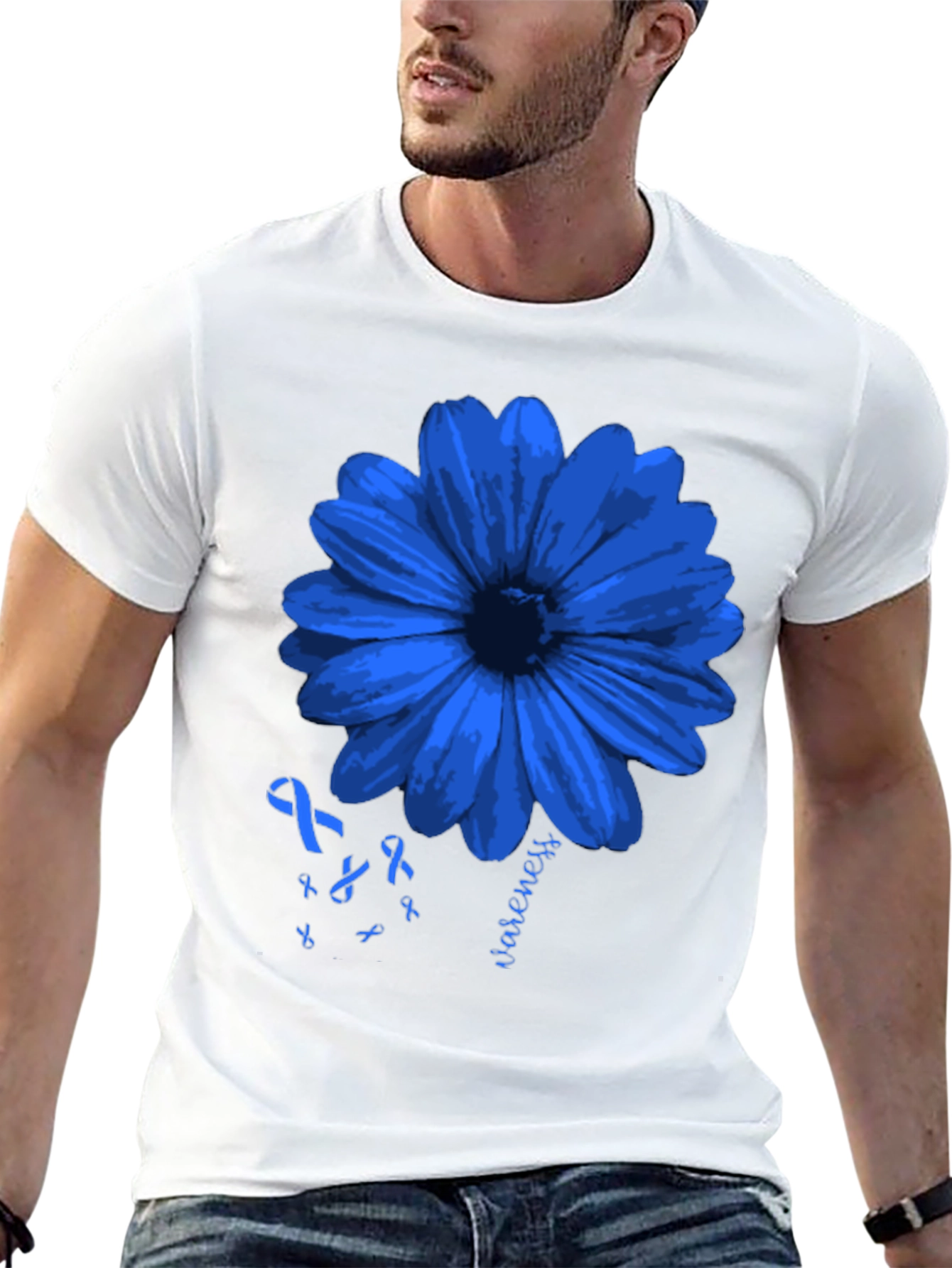 Blue Flower Awareness T-Shirt