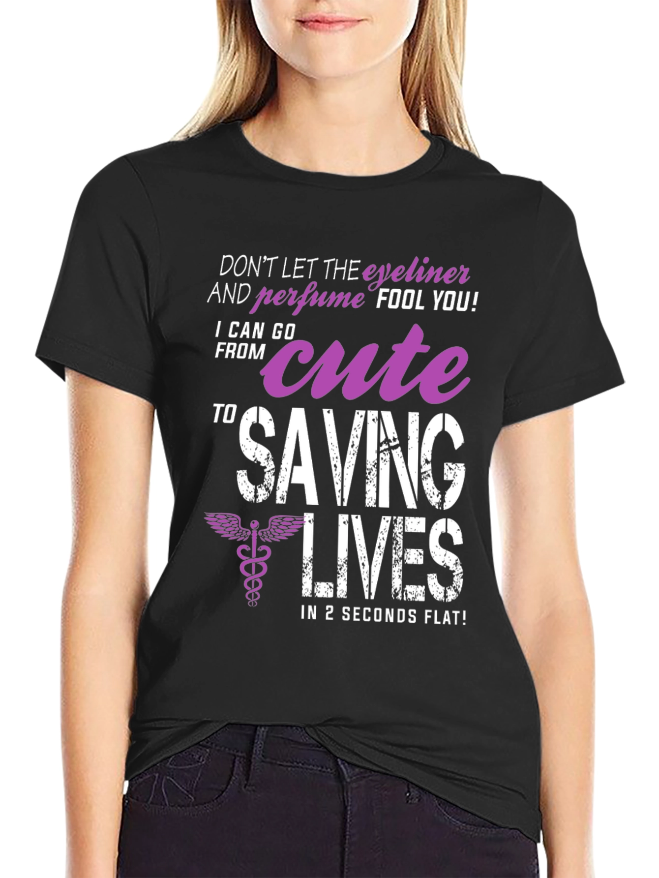 Cute to Saving Lives Graphic T-Shirt