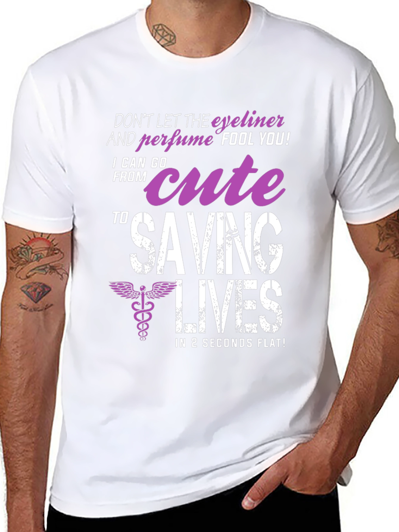 Cute to Saving Lives Graphic T-Shirt