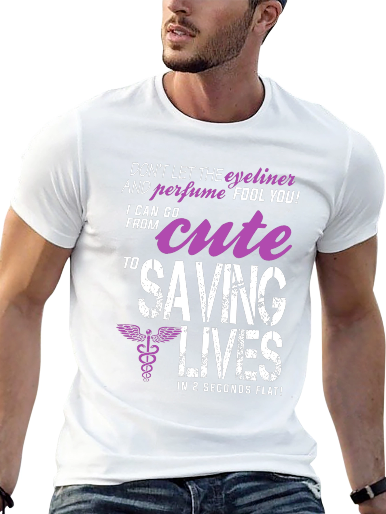 Cute to Saving Lives Graphic T-Shirt