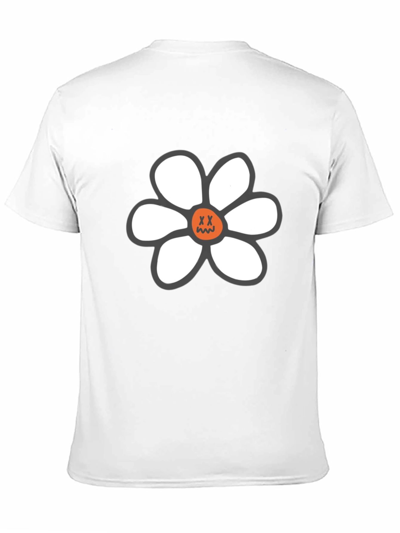 Daisy Graphic T-Shirt - Relaxed Fit Black Tee