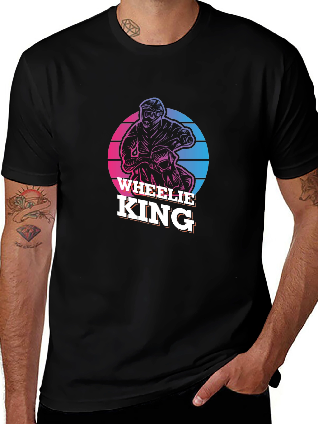 Wheelie King Graphic Tee - Motorcross T-Shirt