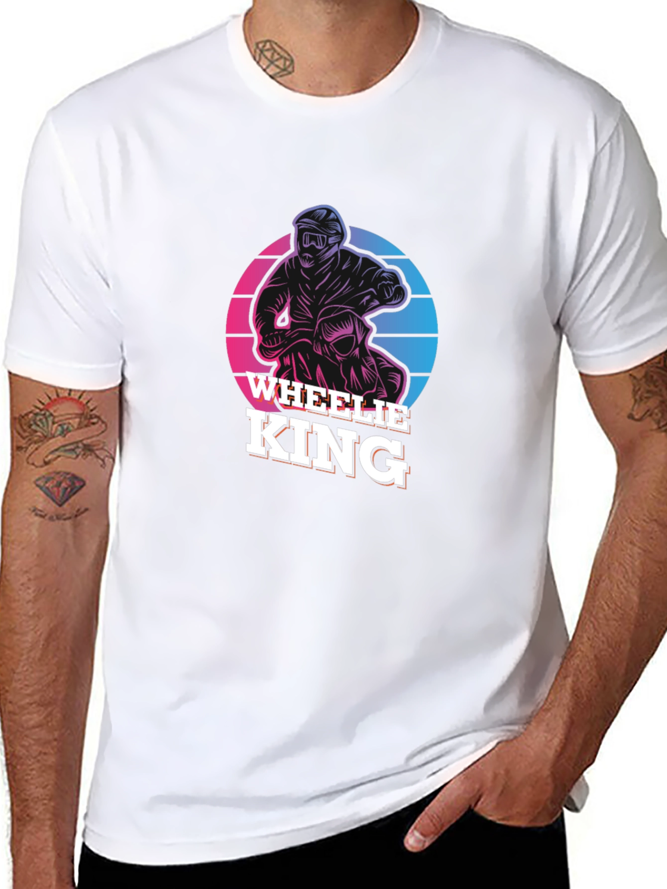 Wheelie King Graphic Tee - Motorcross T-Shirt
