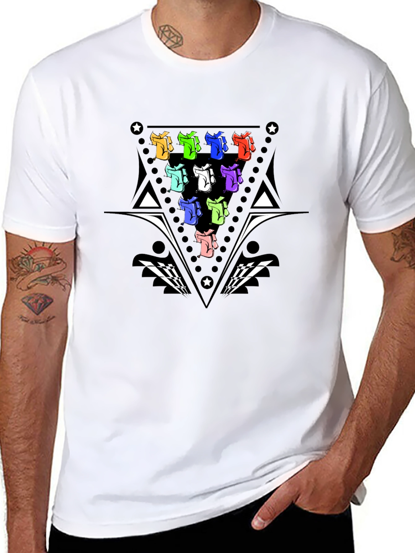 Colorful Retro T-Shirt