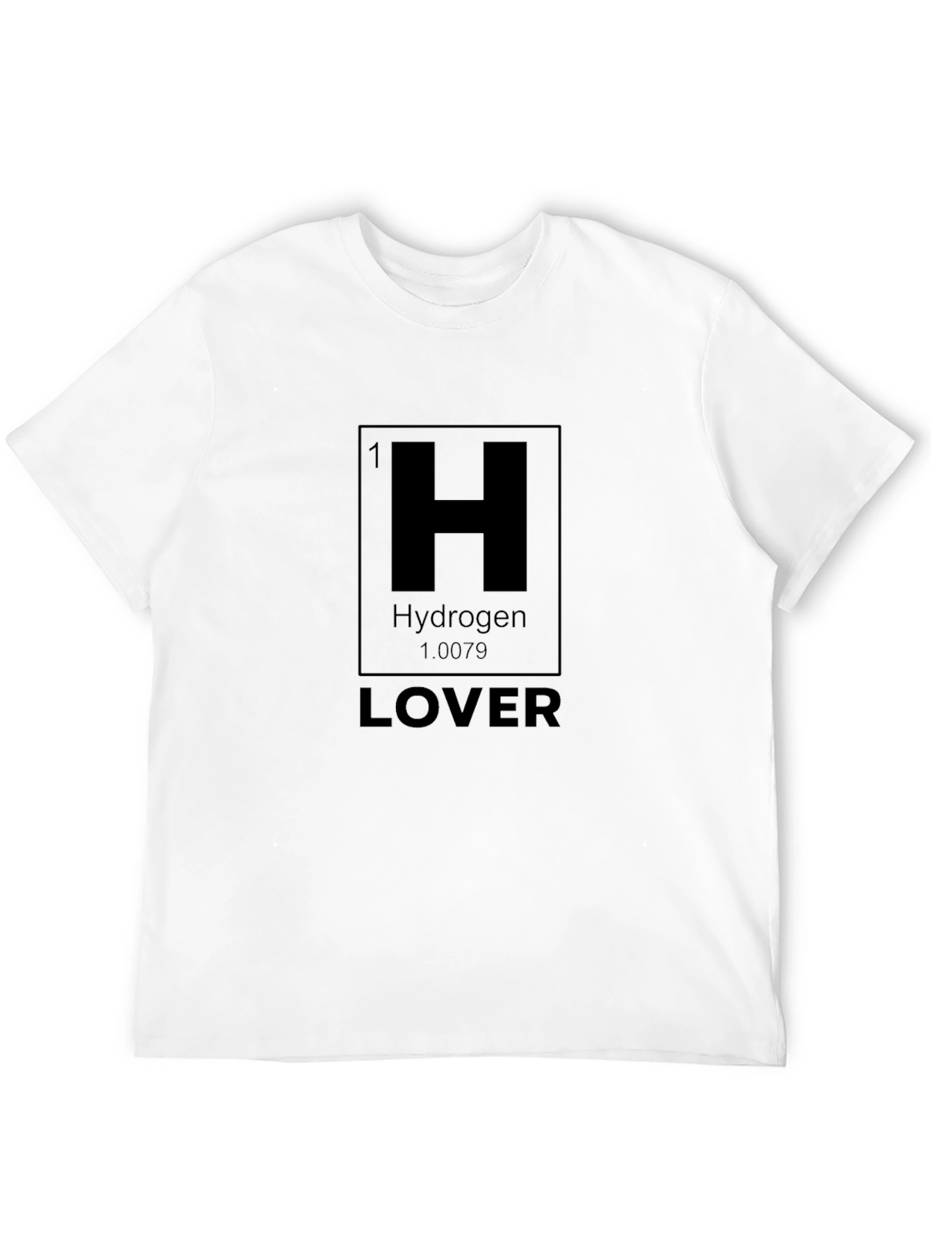 Hydrogen Lover Black T-Shirt - Chemistry Humor Tee