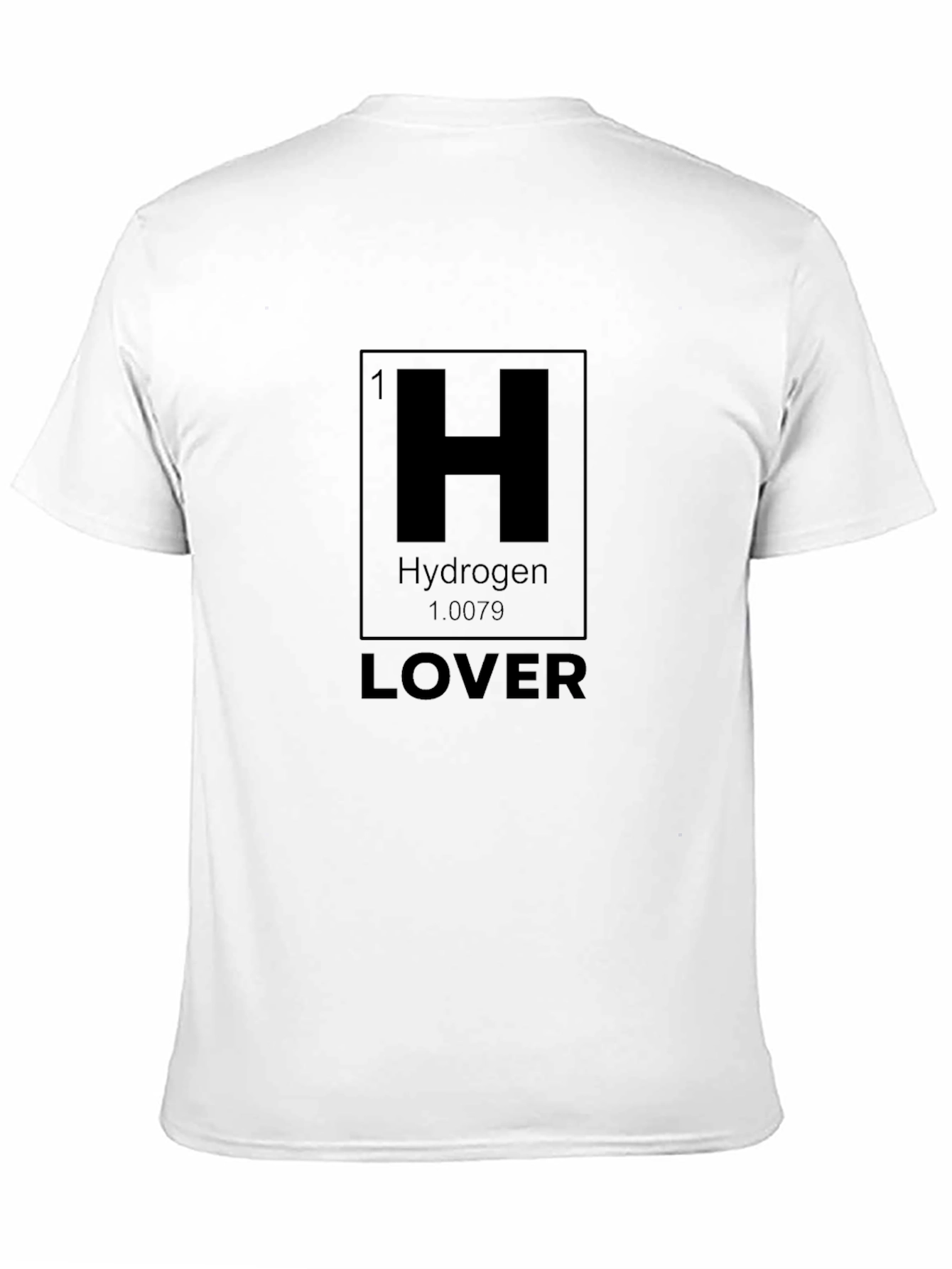 Hydrogen Lover Black T-Shirt - Chemistry Humor Tee