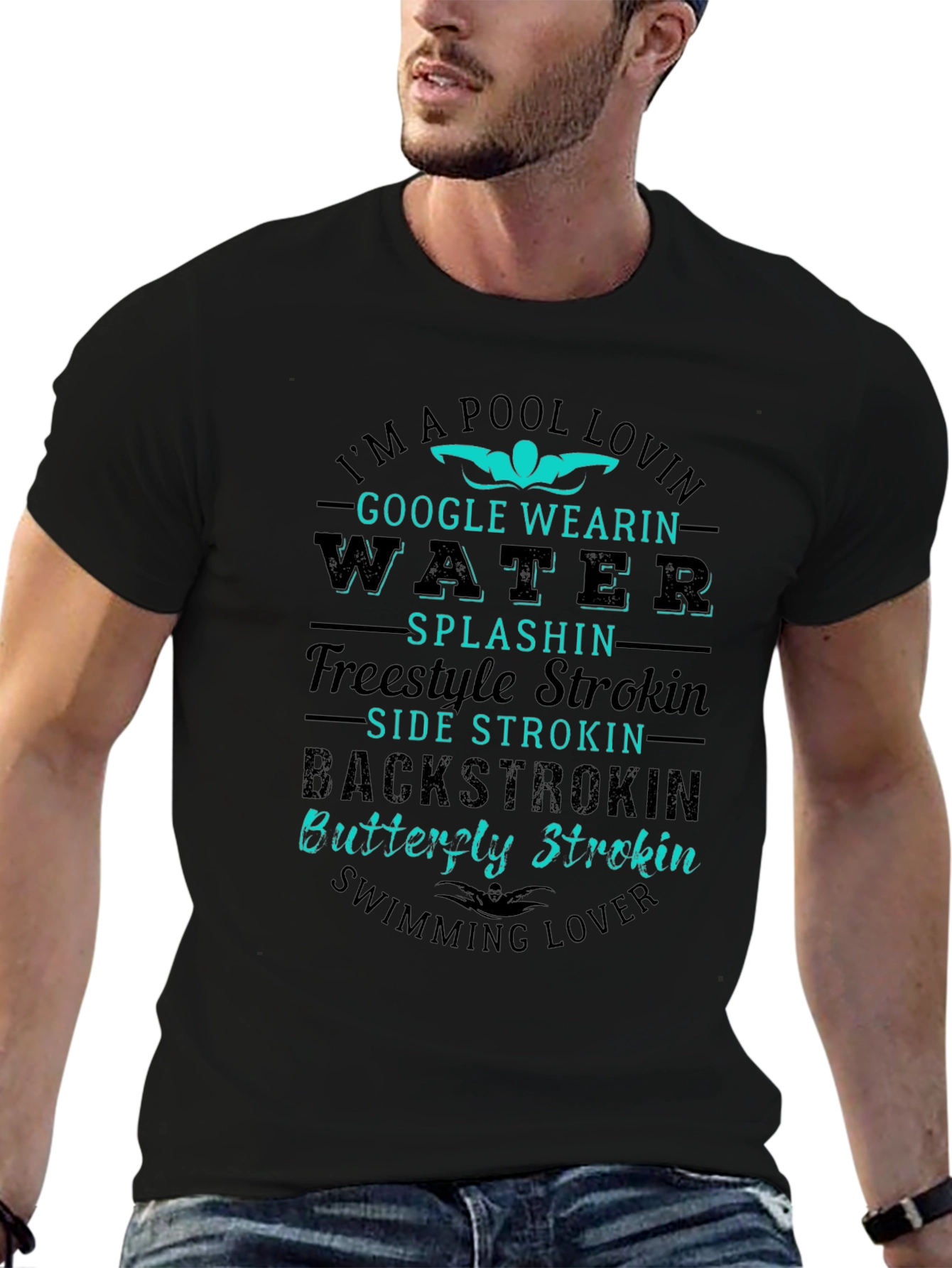 Pool Lovin T-Shirt - Swimming Lover Graphic Tee