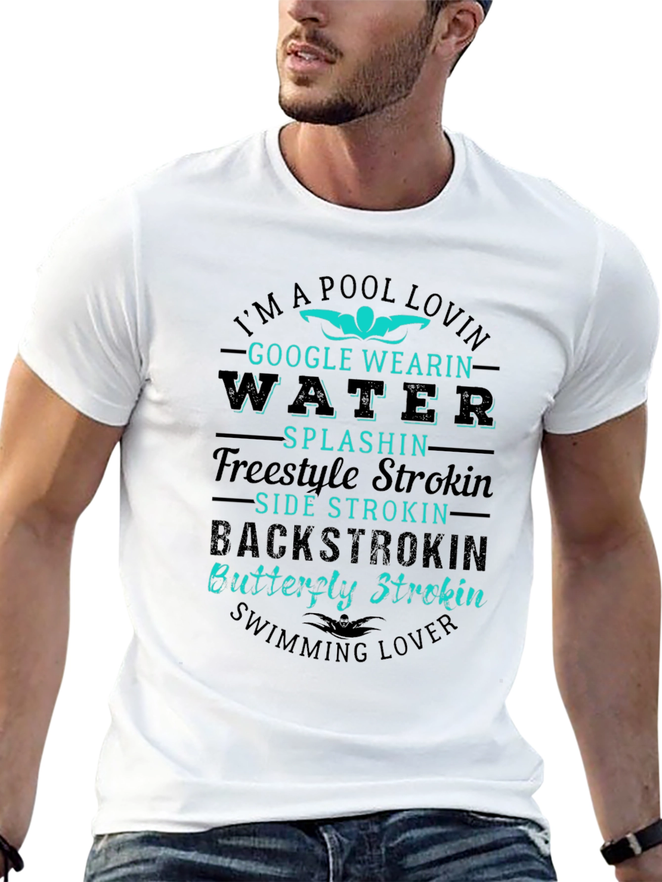 Pool Lovin T-Shirt - Swimming Lover Graphic Tee