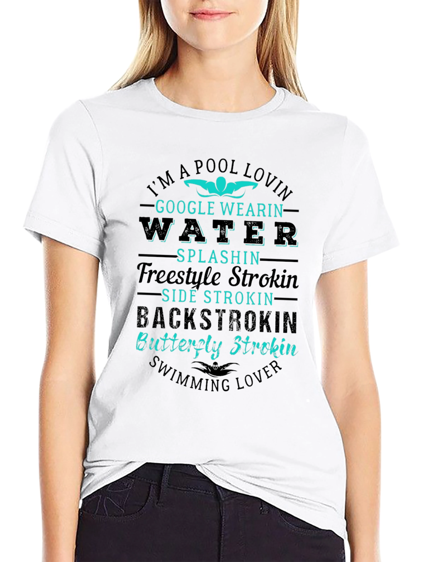 Pool Lovin T-Shirt - Swimming Lover Graphic Tee