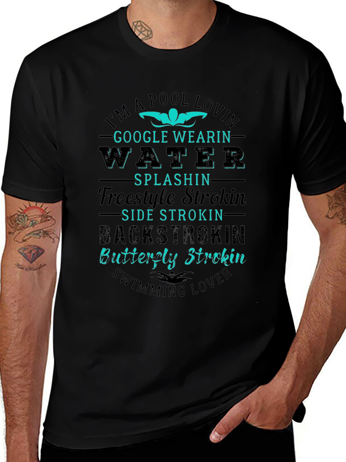 Pool Lovin T-Shirt - Swimming Lover Graphic Tee