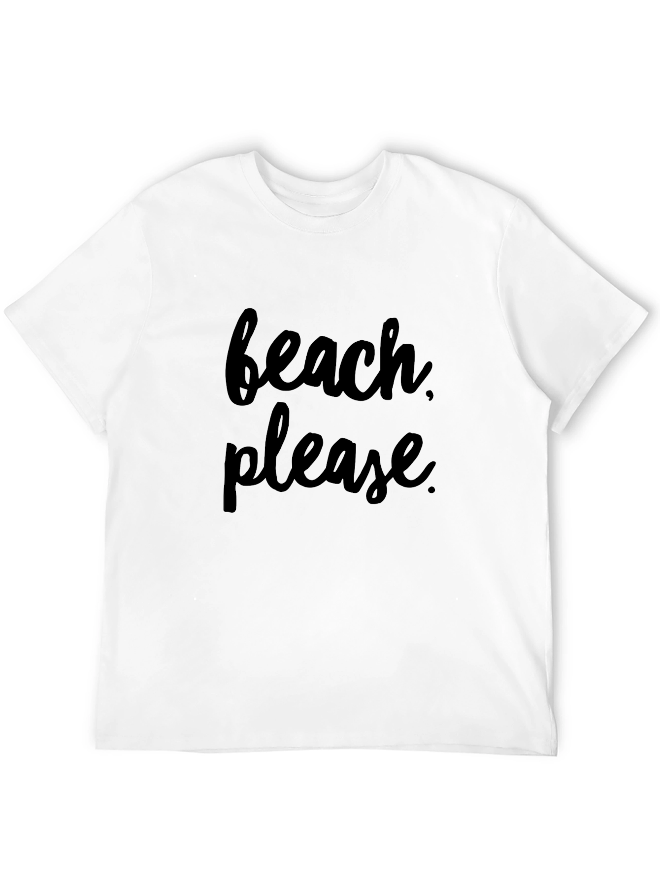 Beach Please Graphic Tee - Soft Cotton T-Shirt