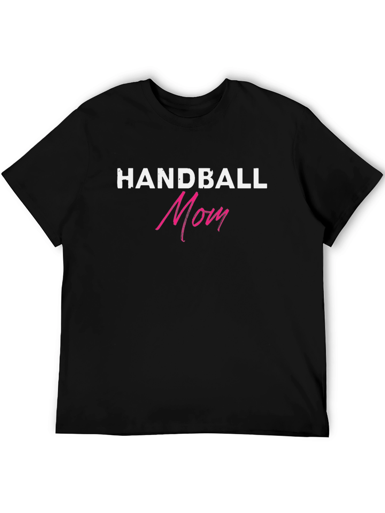 Handball Mom Graphic T-Shirt - Black