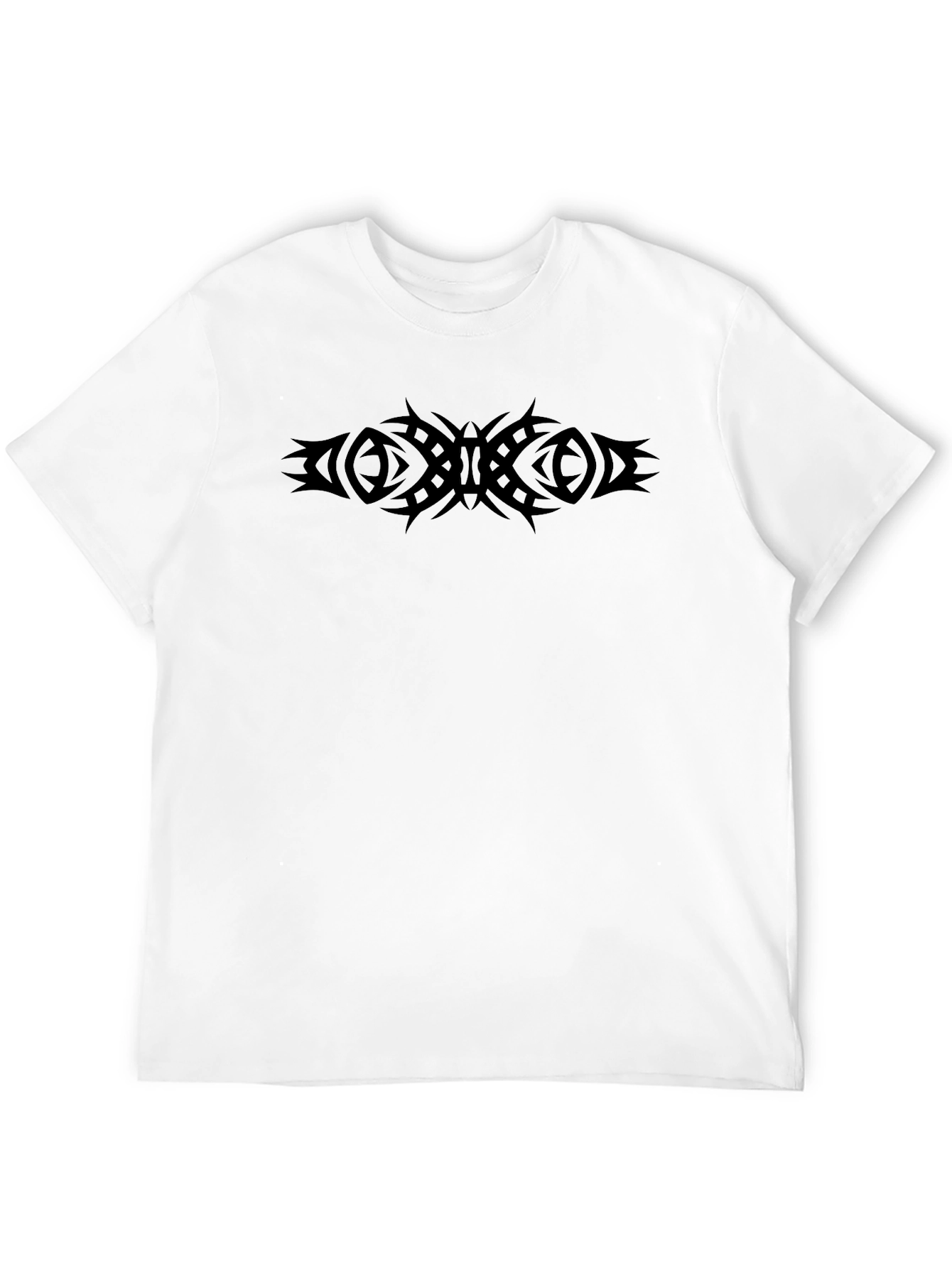 Tribal Tattoo Graphic Black Tee