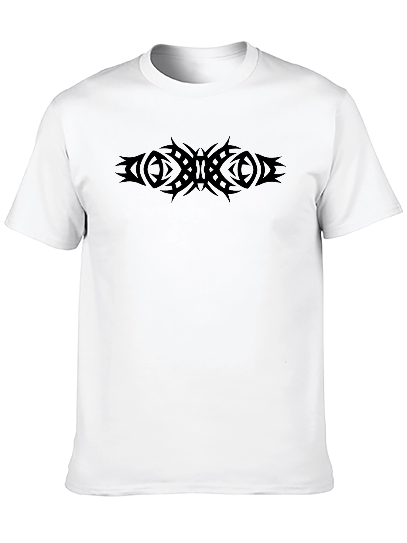 Tribal Tattoo Graphic Black Tee