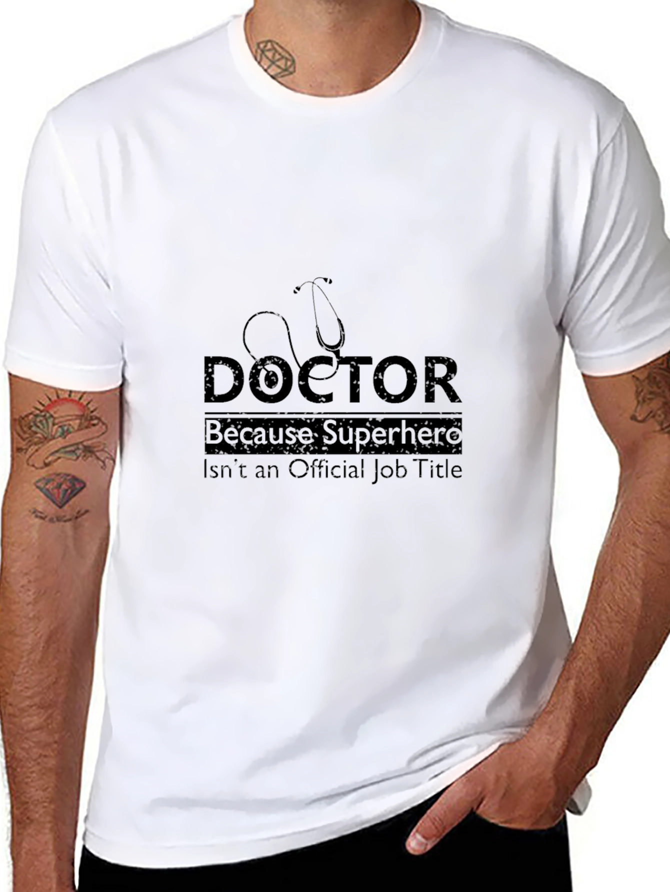 Doctor Superhero T-Shirt - Medical Professional Apparel