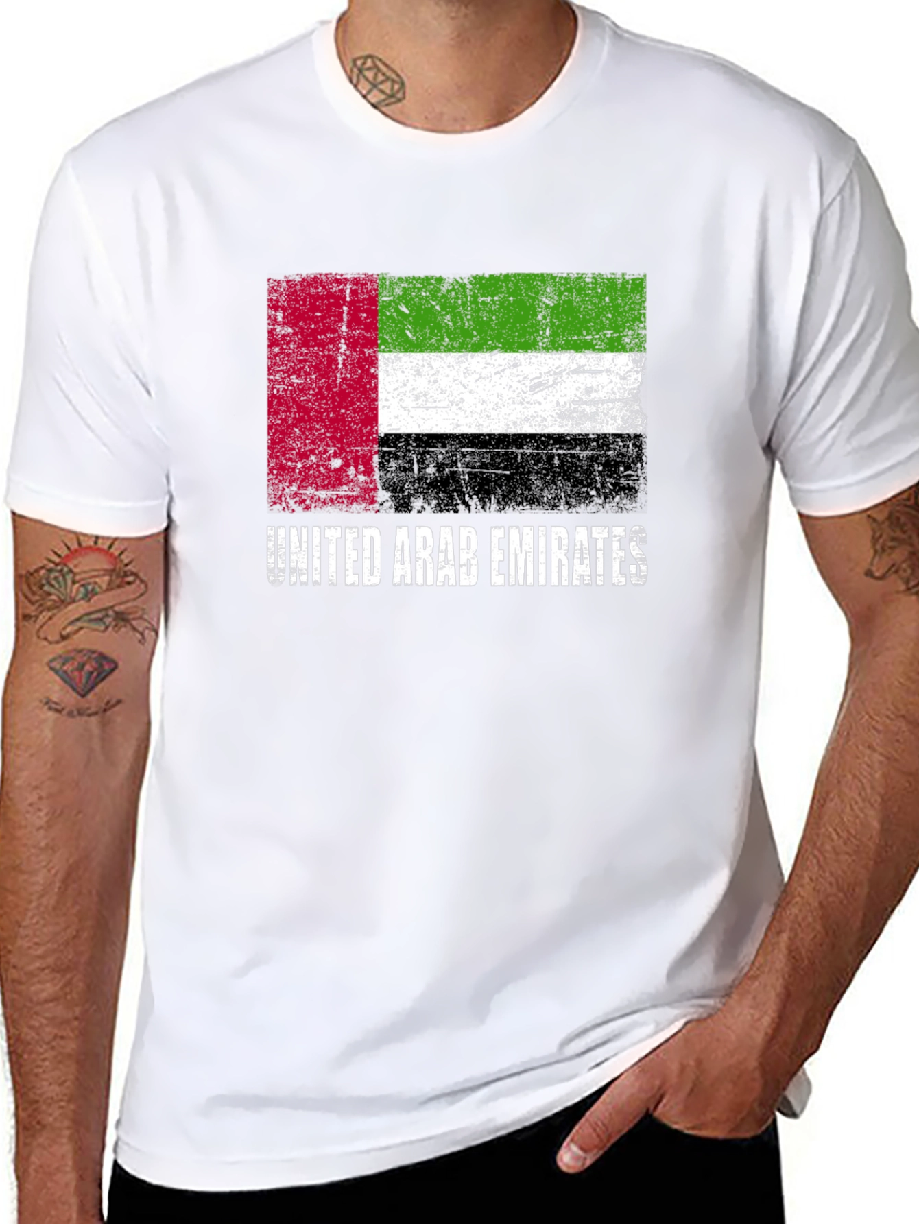 UAE Flag T-Shirt - United Arab Emirates Pride