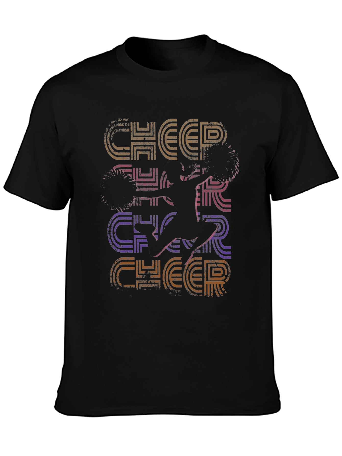 Retro Cheerleader Graphic T-Shirt