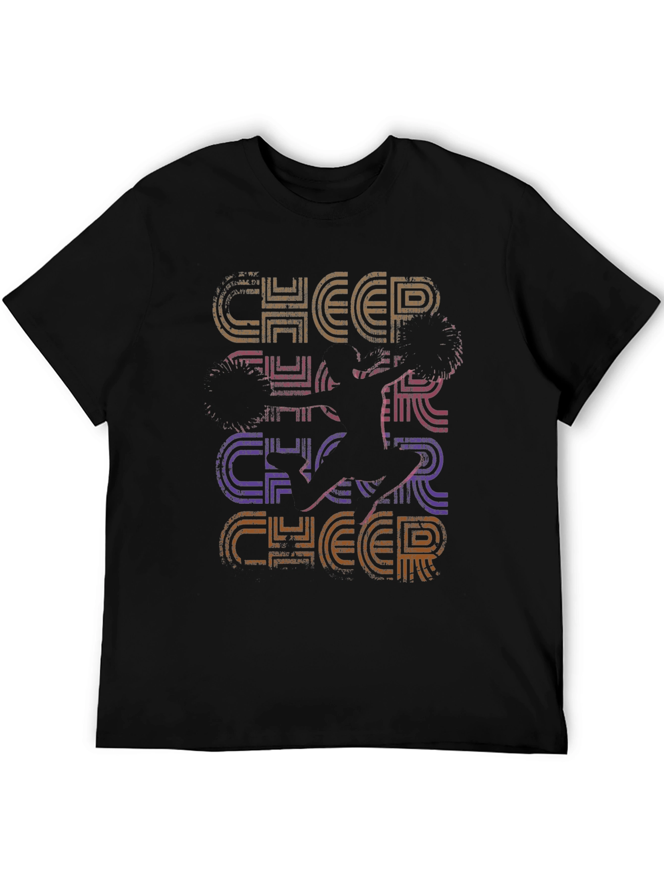 Retro Cheerleader Graphic T-Shirt