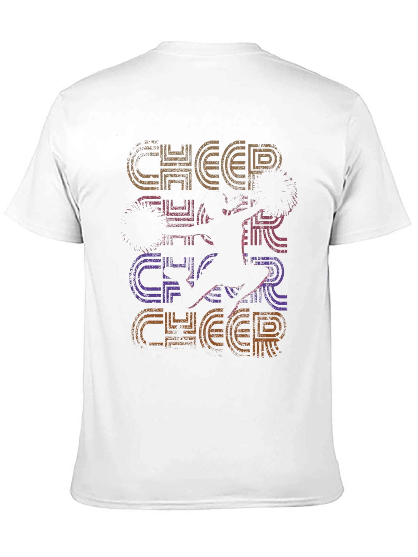 Retro Cheerleader Graphic T-Shirt