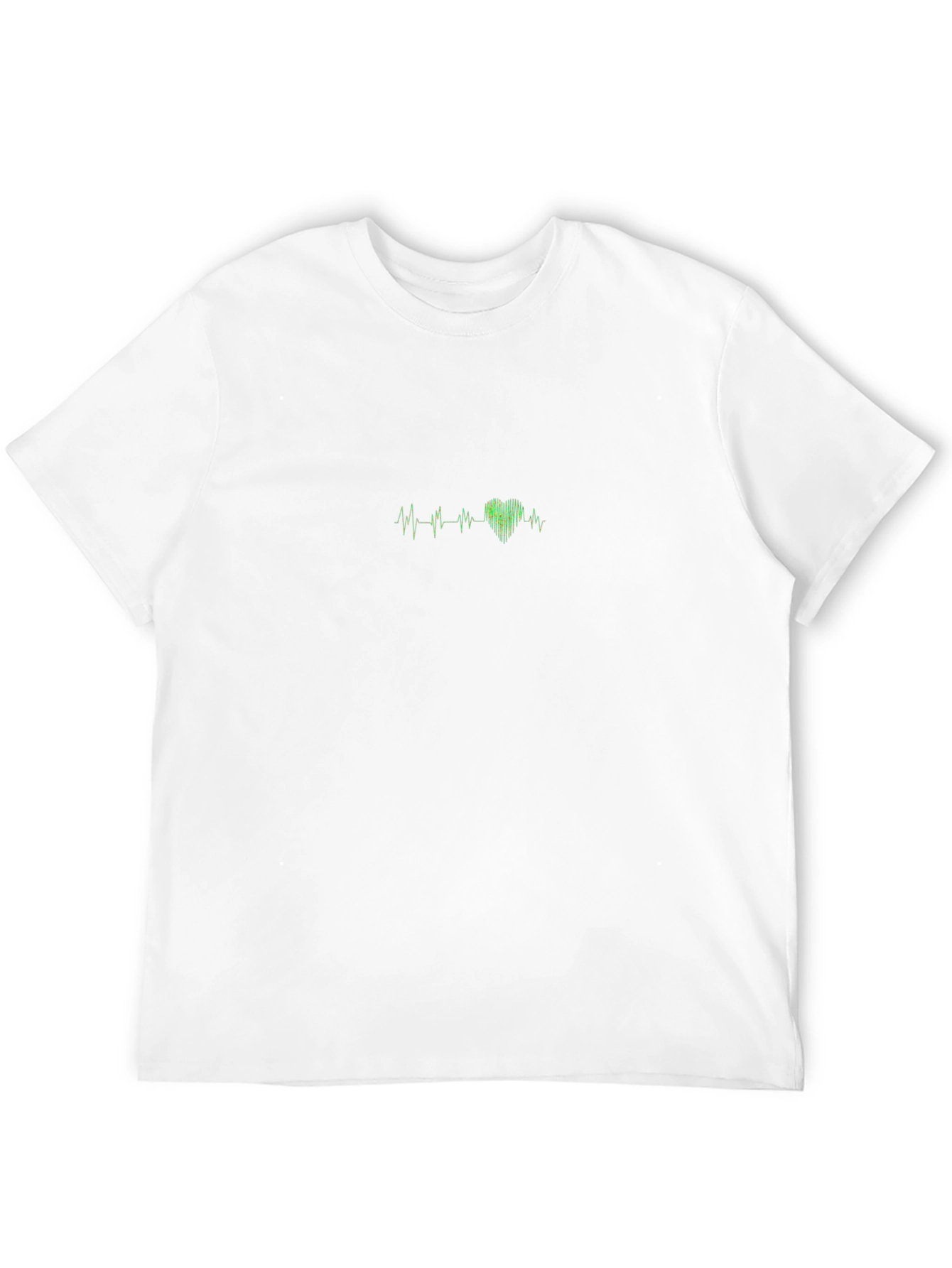 Heartbeat Graphic Black T-Shirt