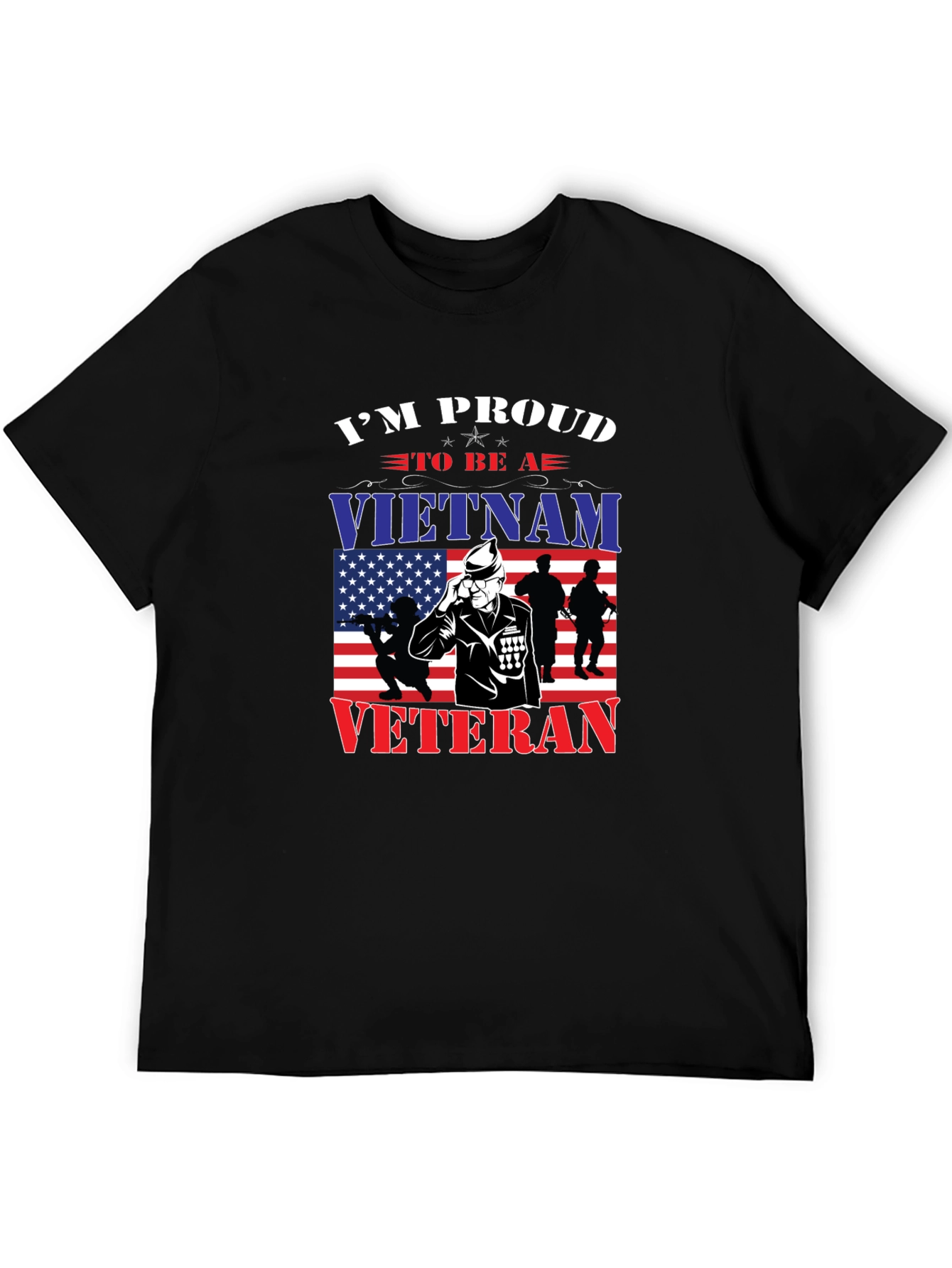 Proud Vietnam Veteran Graphic T-Shirt