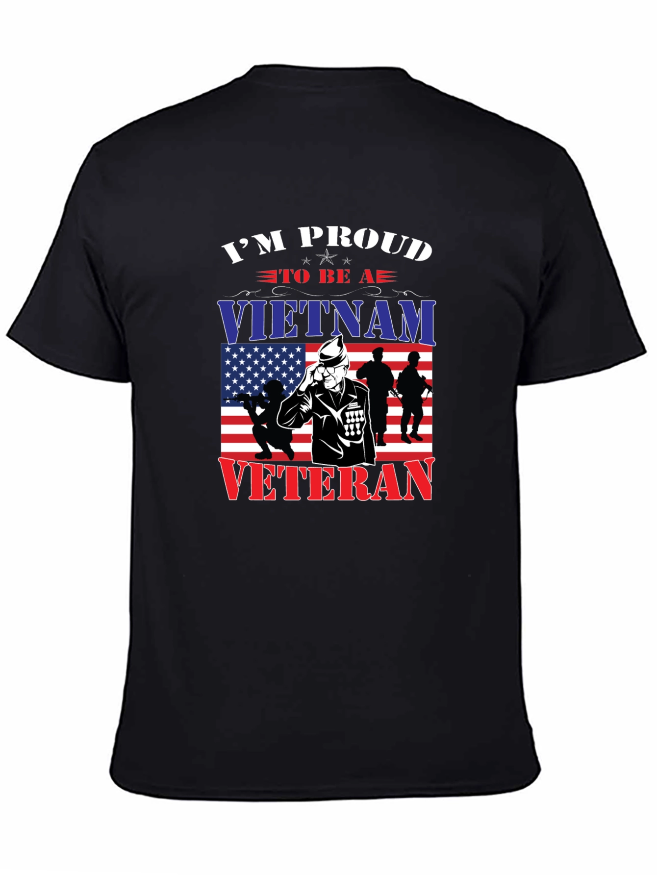 Proud Vietnam Veteran Graphic T-Shirt