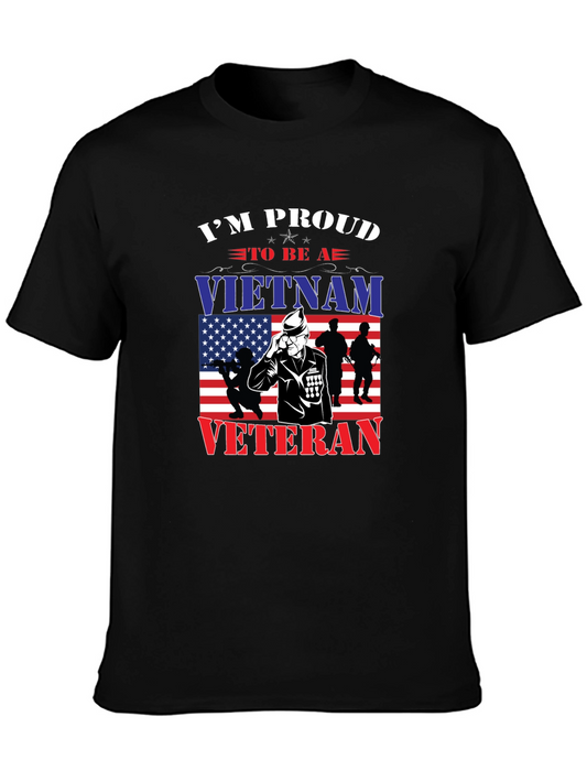 Proud Vietnam Veteran Graphic T-Shirt